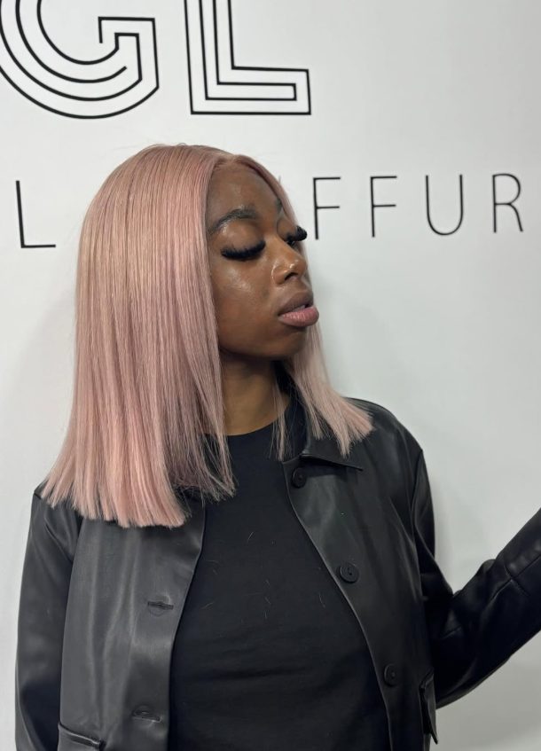 Perruque lace bob rose